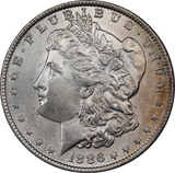 USA 1886 Morgan Silver Dollar UNC