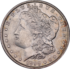 USA 1898 Morgan Silver Dollar UNC