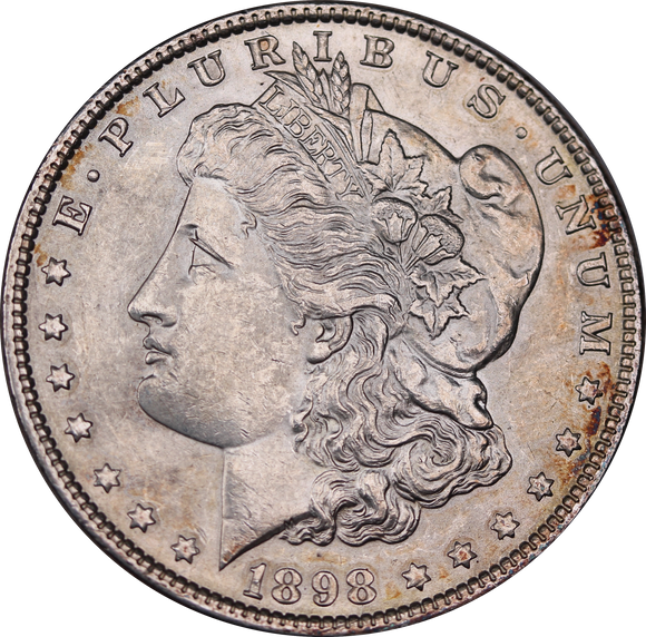 USA 1898 Morgan Silver Dollar UNC