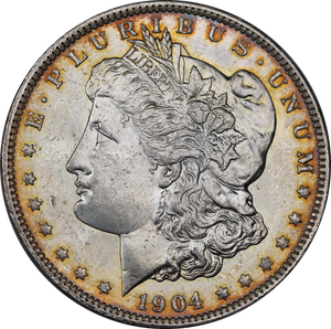 USA 1904 O Morgan Silver Dollar UNC