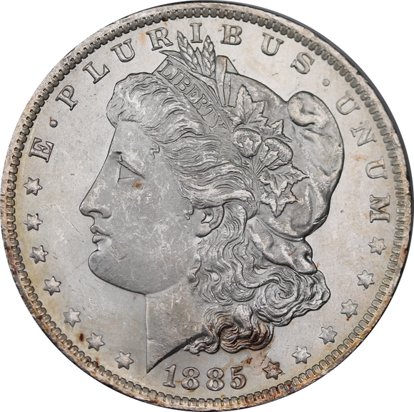 USA 1885 O Morgan Silver Dollar UNC