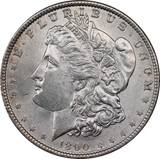 USA 1890 Morgan Silver Dollar UNC (Hairline Scratch)