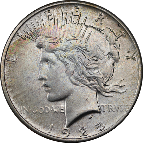 USA 1925 Silver Peace Dollar UNC