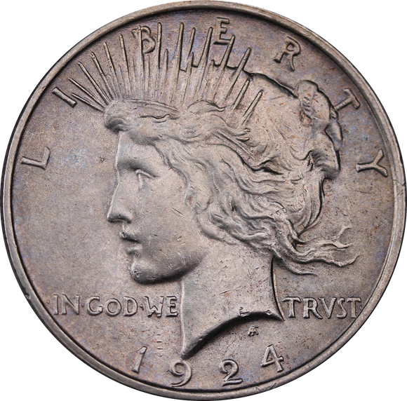 USA 1924 Silver Peace Dollar UNC
