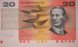 1993 $20 Fraser/Cole Banknote with Selvedge UNC