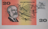 1993 $20 Fraser/Cole Banknote with Selvedge UNC