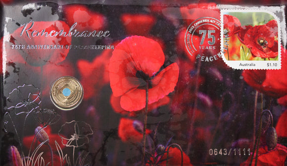 2022 $2 Remembrance Day Peacekeeping 75th Anniversary Impressions PNC (Damaged)