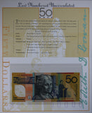 1996 $5 ,10, 20, 50 Banknotes In Matching Premium Low Red Numbered NPA Folders