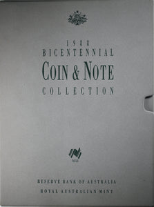 1988 Bicentennial Coin and Note Collection Folder