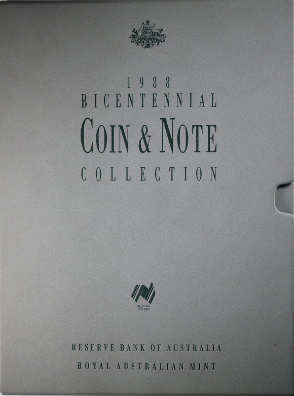 1988 Bicentennial Coin and Note Collection Folder