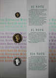 1988 Bicentennial Coin and Note Collection Folder