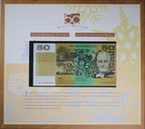1995 $50 Portfolio first & Last Issues with Red Serials NPA Folder