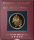1998 Floral Emblems - Sturt's Desert Pea 1/3oz Gold Proof Coin