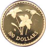 2003 Floral Emblems - Royal Bluebell 1/3oz Gold Proof Coin