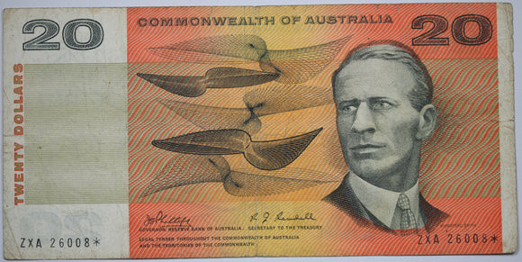 $20 1968 Phillips/Randall Star Replacement Note Fine