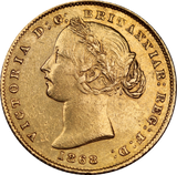 1868 Sydney Mint Type II Gold Sovereign EF