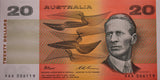 $20 1993 Fraser/Evans First Prefix Banknote UNC