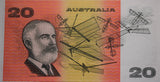 $20 1993 Fraser/Evans First Prefix Banknote UNC