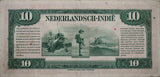 1943 Netherlands East Indies 10 Gulden - Banknote VF