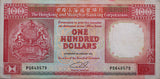 1992 $100 The Hongkong and Shanghai Banking Corporation Banknote - VF