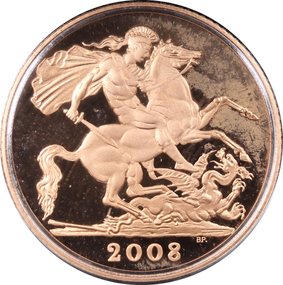 GB 2008 Gold Proof Sovereign Coin
