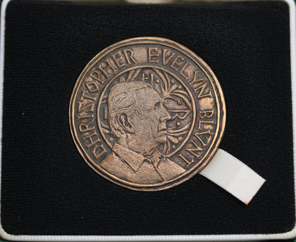 Christopher Evelyn Blunt 80th Birthday Medallion