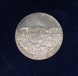 Israel 1989 Bank Hapoalim Jerusalem Official Medal 22g Silver