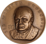 1975 Sir Winston Churchill Bronze Medal