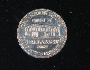 David Jones Criterion Drapery Penny Token Replica in Sterling Silver