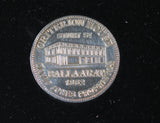 David Jones Criterion Drapery Penny Token Replica in Sterling Silver