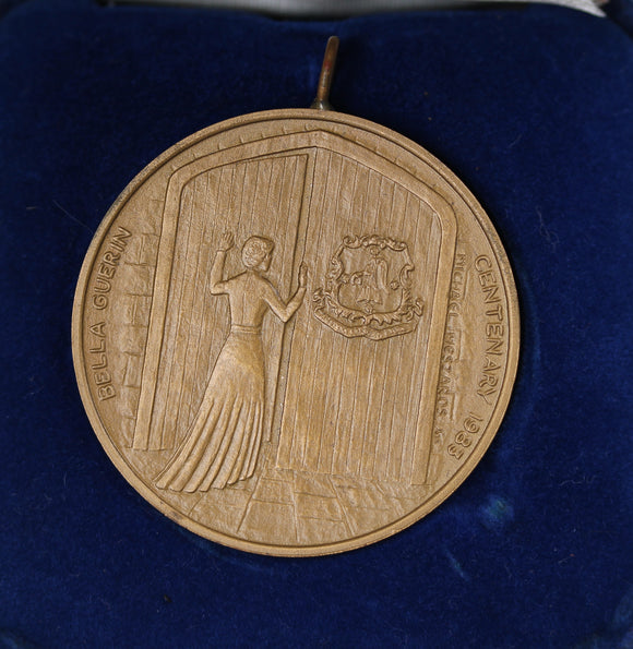1983 Medal Celebrating Centenary of Bella Guerin - First Woman Graduate in Australia