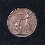 GB WWI Gratitude Medal in Bronze Presented by the Citizens of Lincoln