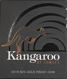 2019 Kangaroo at Sunset 1/5oz Gold Proof Coin