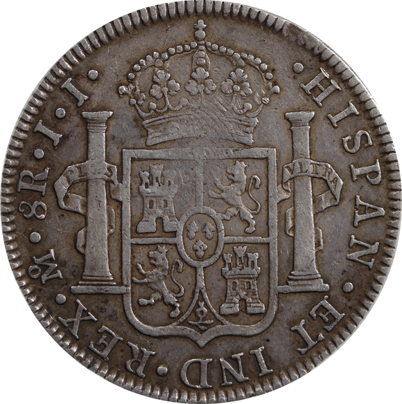 Mexico 1817 Silver 8 Reales - Ferdinand VII aVF