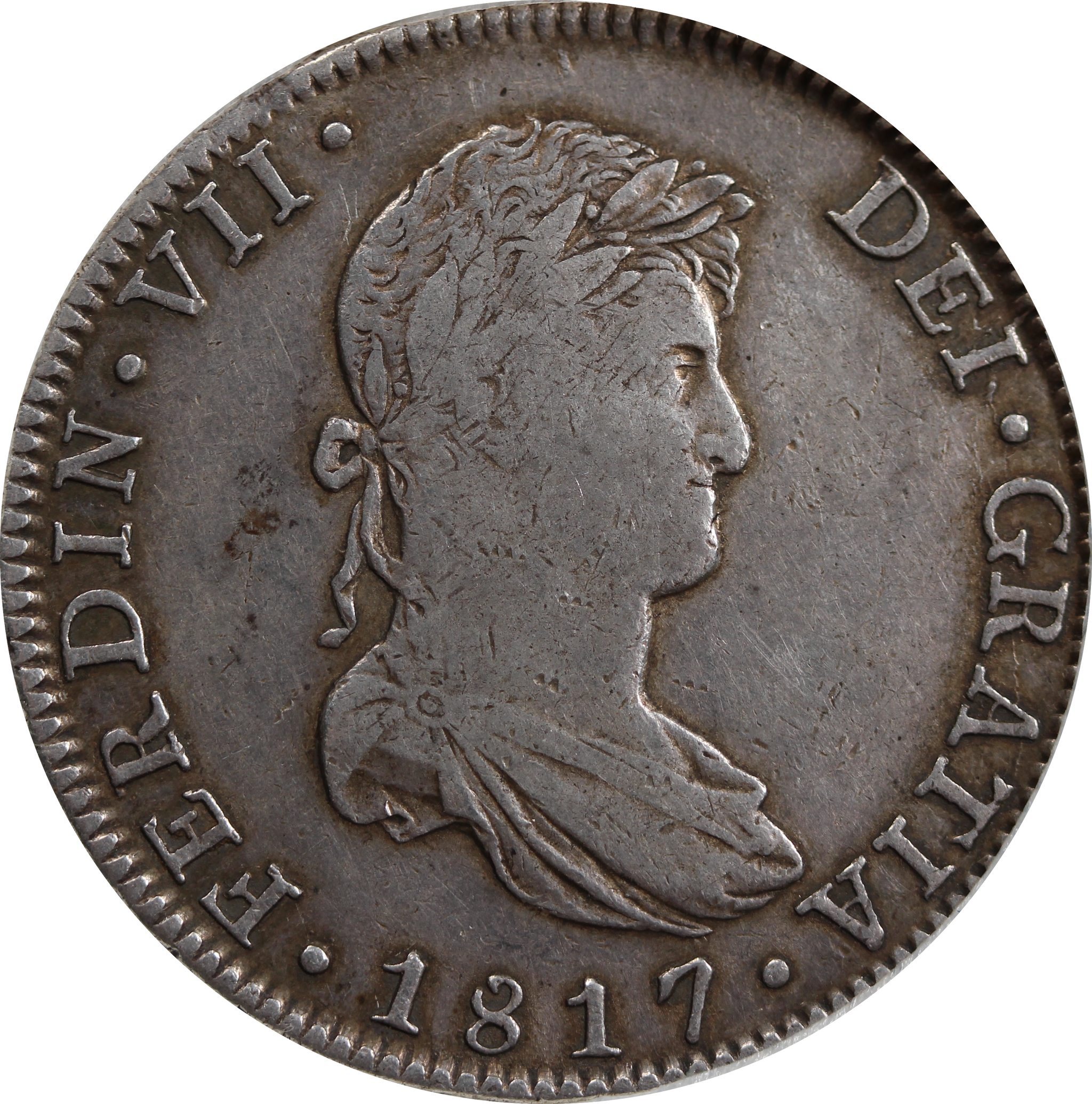 Mexico 1817 Silver 8 Reales - Ferdinand VII aVF – Thompsons Coins