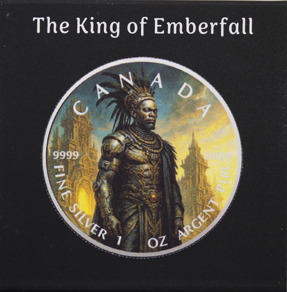 2025 The King of Emberfall 1oz Silver Coin