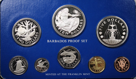 1975 Barbados Proof Set