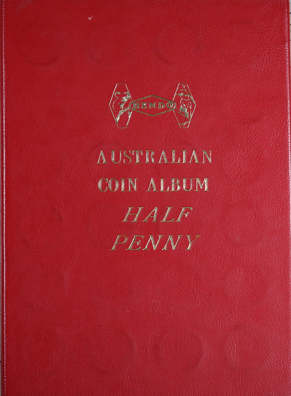 Halfpenny Collection in Red Hendo Album (Missing 1923)
