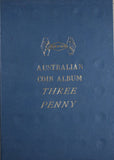 Threepence Collection in Blue Hendo Album