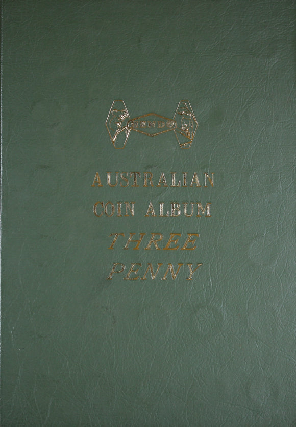 Threepence Collection in Green Hendo Album