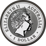 1999 1oz Silver Lunar Series I Lunar Year of The Rabbit Coin