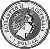 2000 Lunar Series I Year of the Dragon 1oz Silver Coin