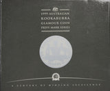 1999 Silver 2oz Kookaburra Glamour Coin 1932 Florin Privy Mark