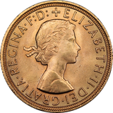 GB 1958 Queen Elizabeth II Gold Sovereign UNC