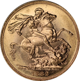 1882 Sydney Mint Gold Sovereign aUNC