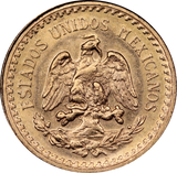 Mexico 1945 2.5 Pesos Gold Coin aUNC