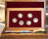 1989-1994 Pride of Australia $200 Gold Proof Coin Set of 6 in Timber Case