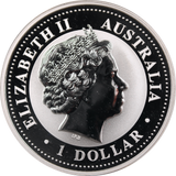 2004 Gilded Kookaburra 1oz Silver Coin