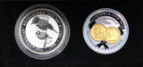 1999 Australian Kookaburra 2oz Silver Coin & Medallion Set - Perth Coin Fair
