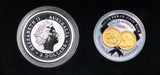 1999 Australian Kookaburra 2oz Silver Coin & Medallion Set - Perth Coin Fair